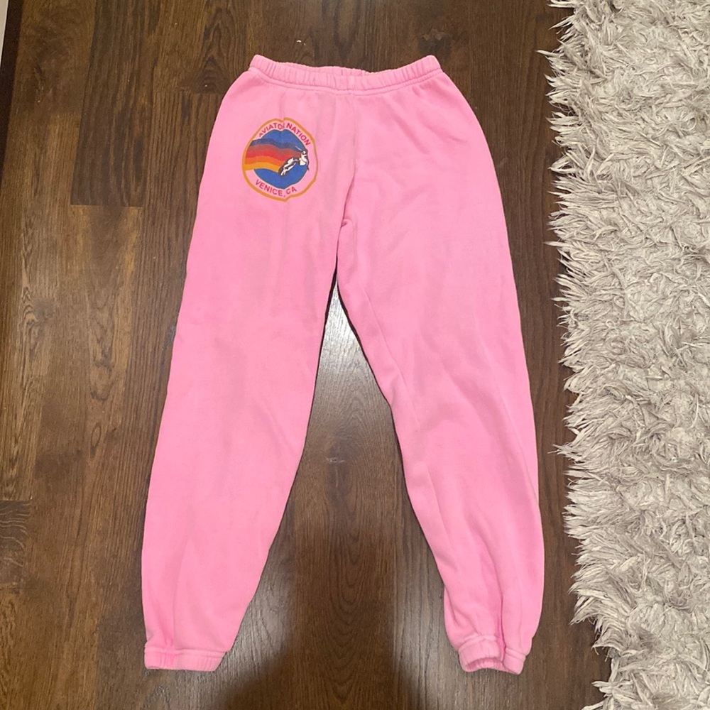 aviator nation sweatpants, size xs